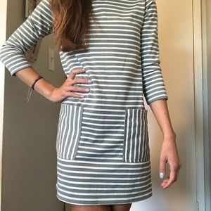 Abercrombie Striped Shift Dress